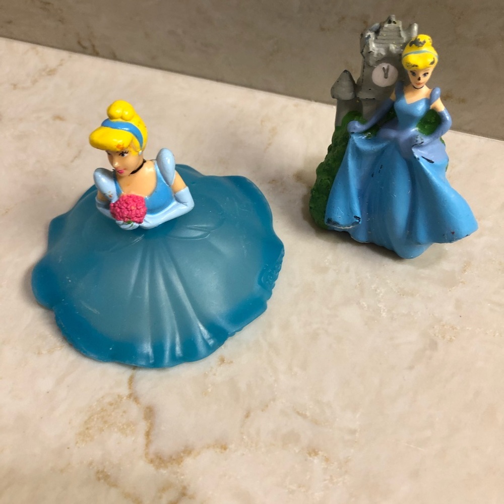 Disney Cinderella Birthday Cake Topper and Candle